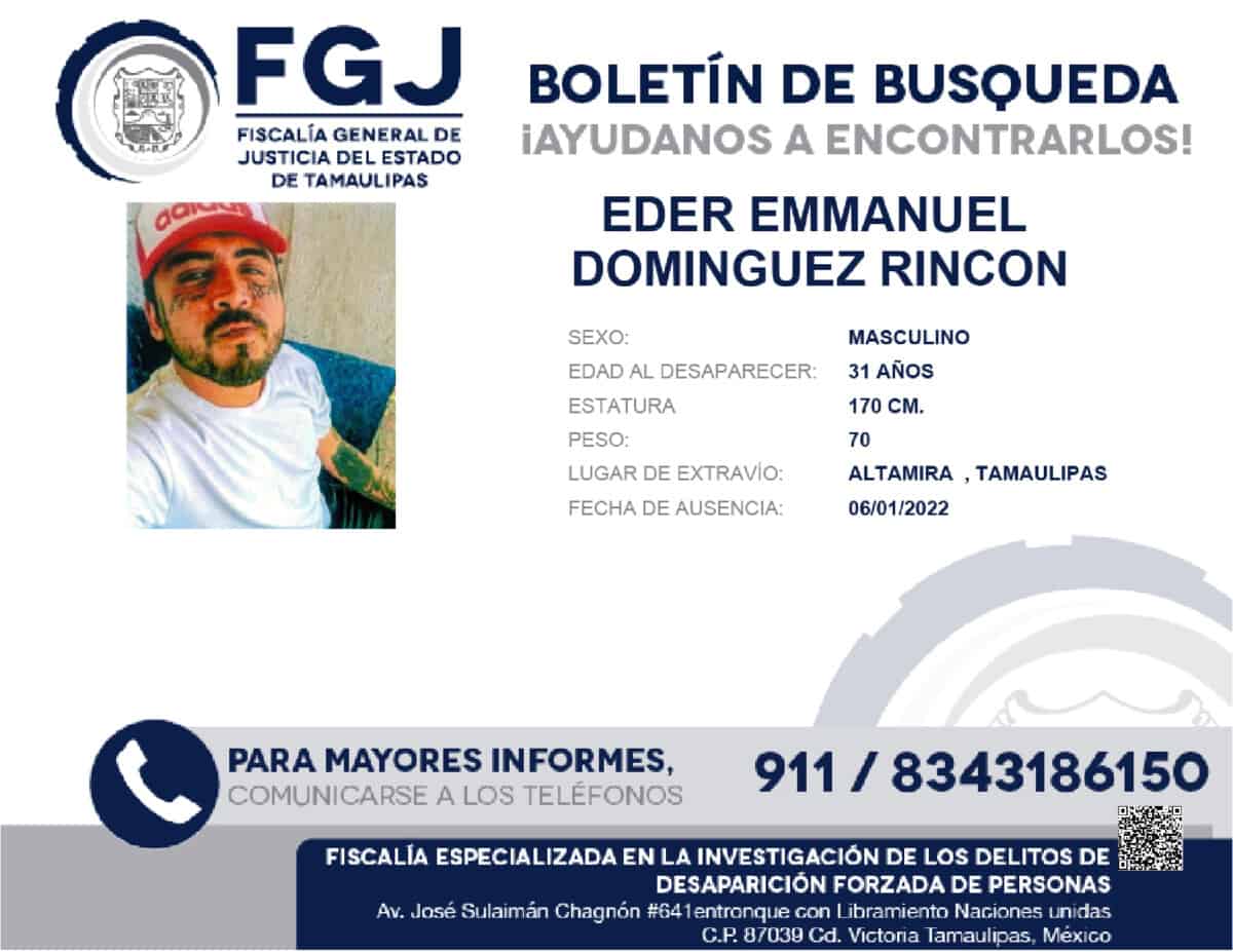 Boletin de Busqueda Eder