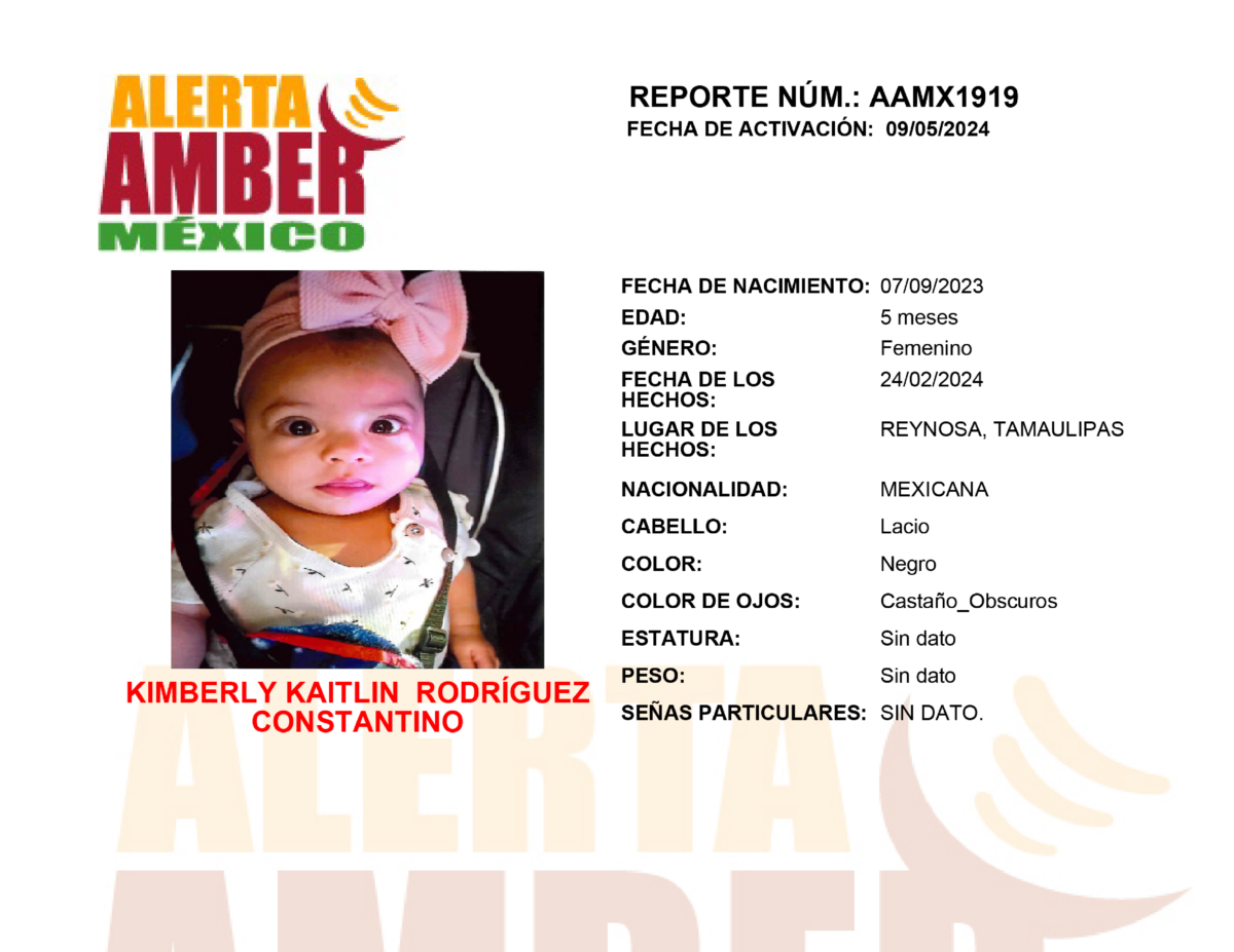 Alerta Amber Kimberly