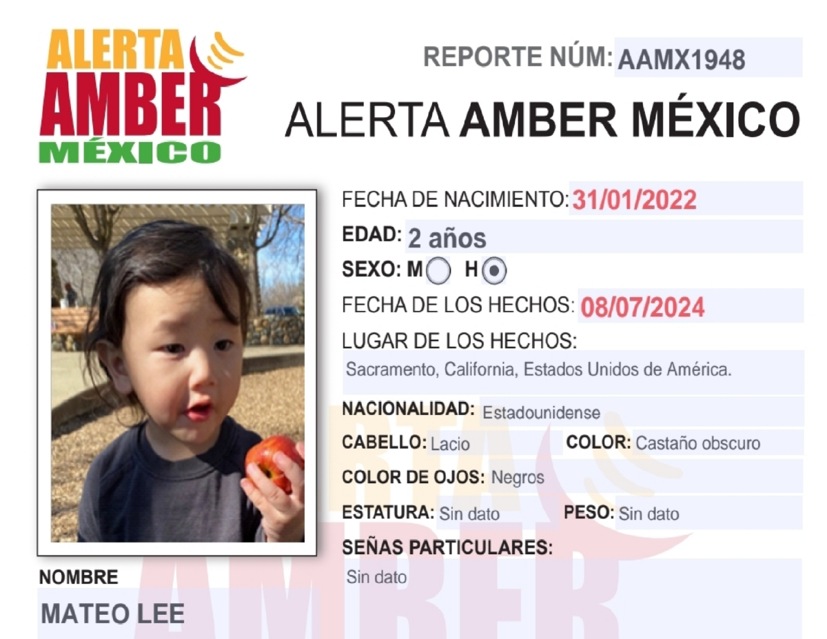 Alerta Amber Mateo