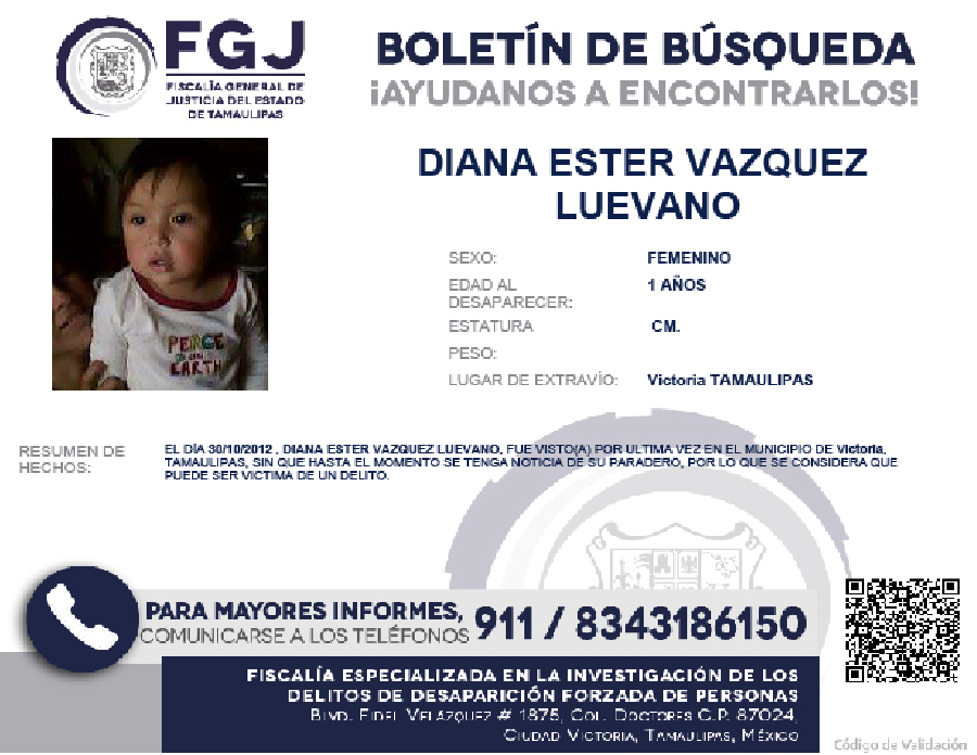 Boletín de Búsqueda Diana