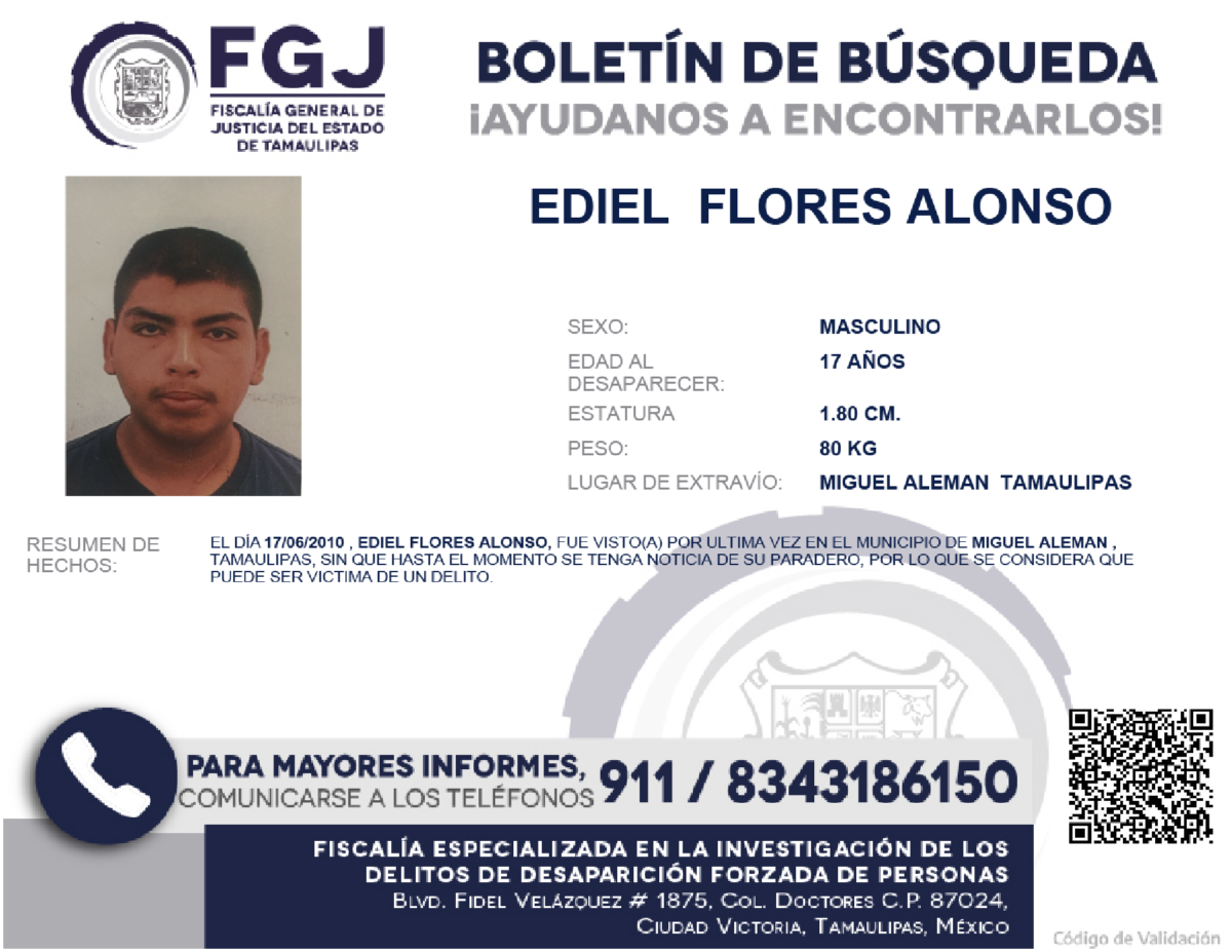 Boletín de Búsqueda Ediel