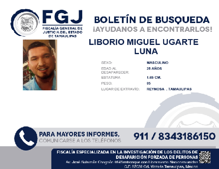 Boletín de Búsqueda  Liborio