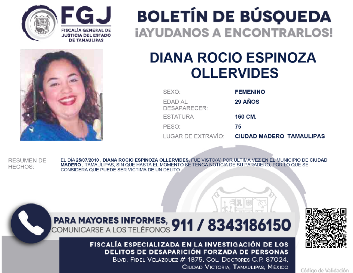 Boletín de Búsqueda Diana