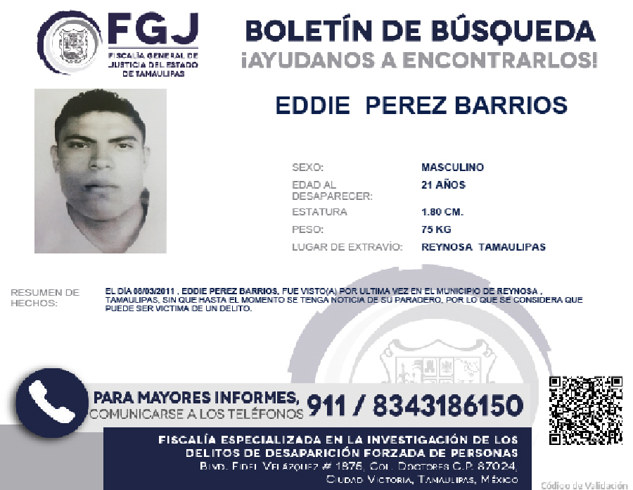 Boletín de Búsqueda Eddie