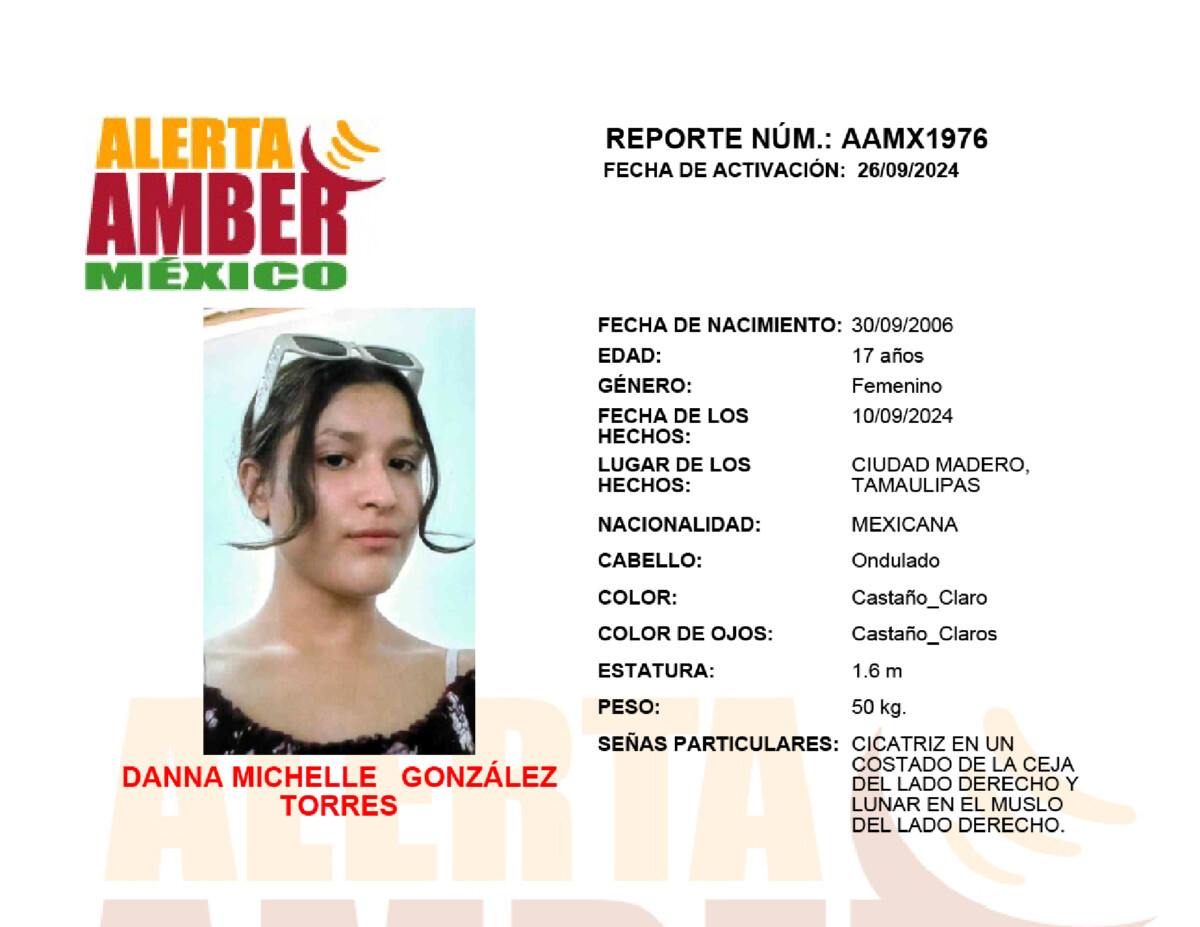 Alerta Amber Michelle