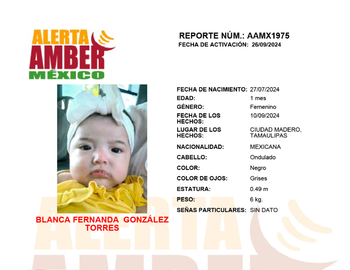 Alerta Amber Blanca