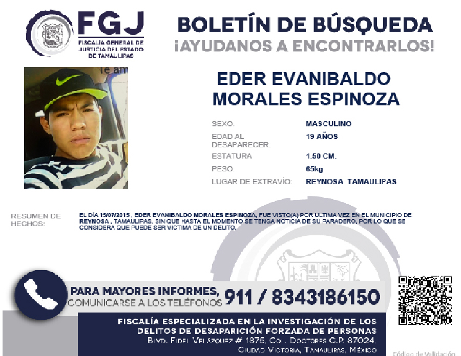 Boletín Búsqueda Eder