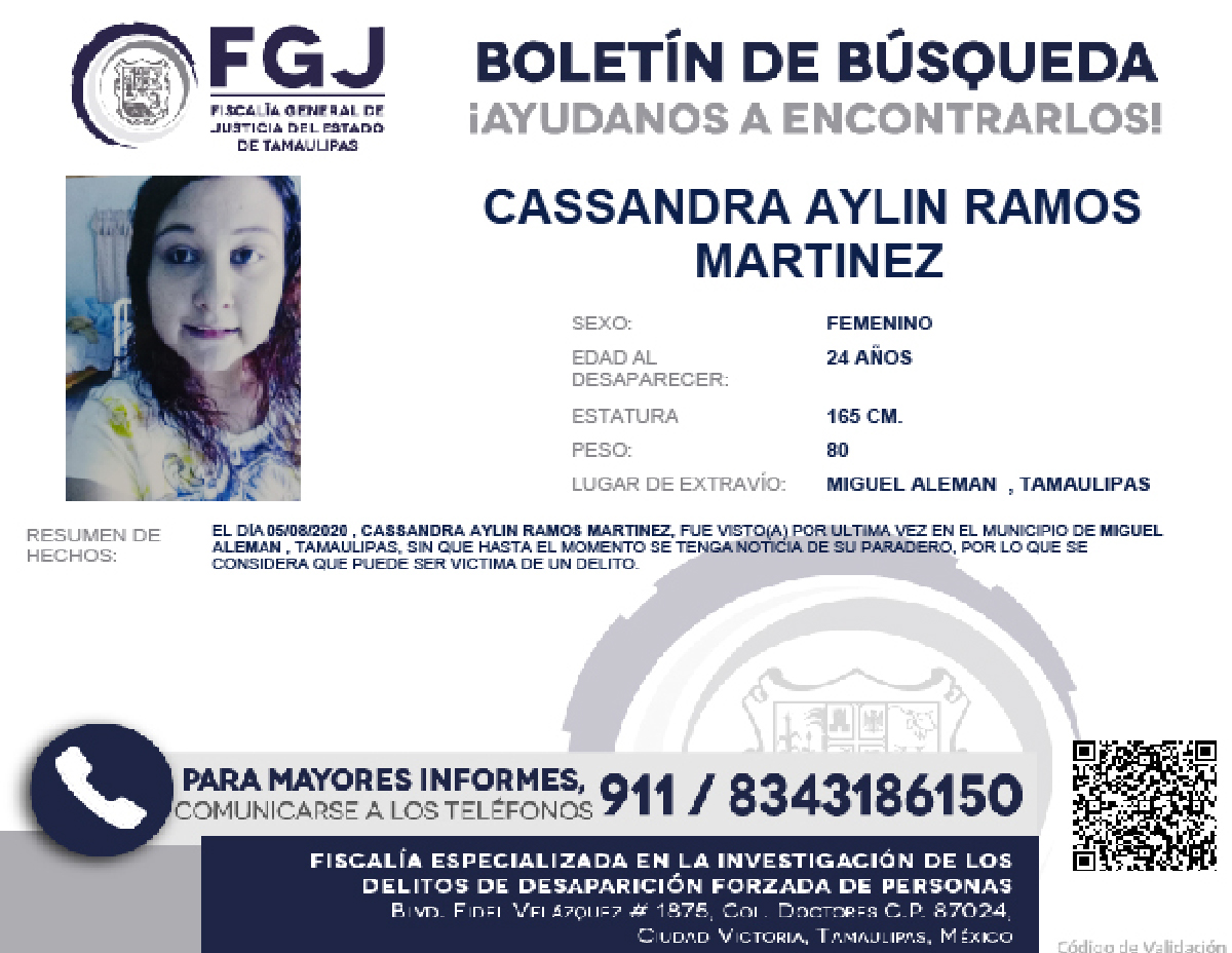 Boletín de busqueda Cassandra