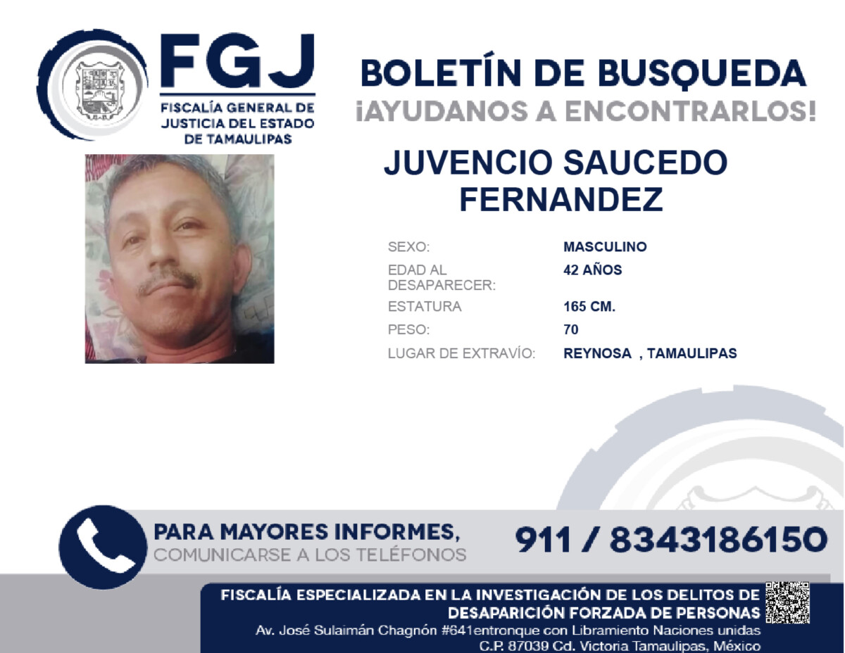 Boletin de Búsqueda Juvencio