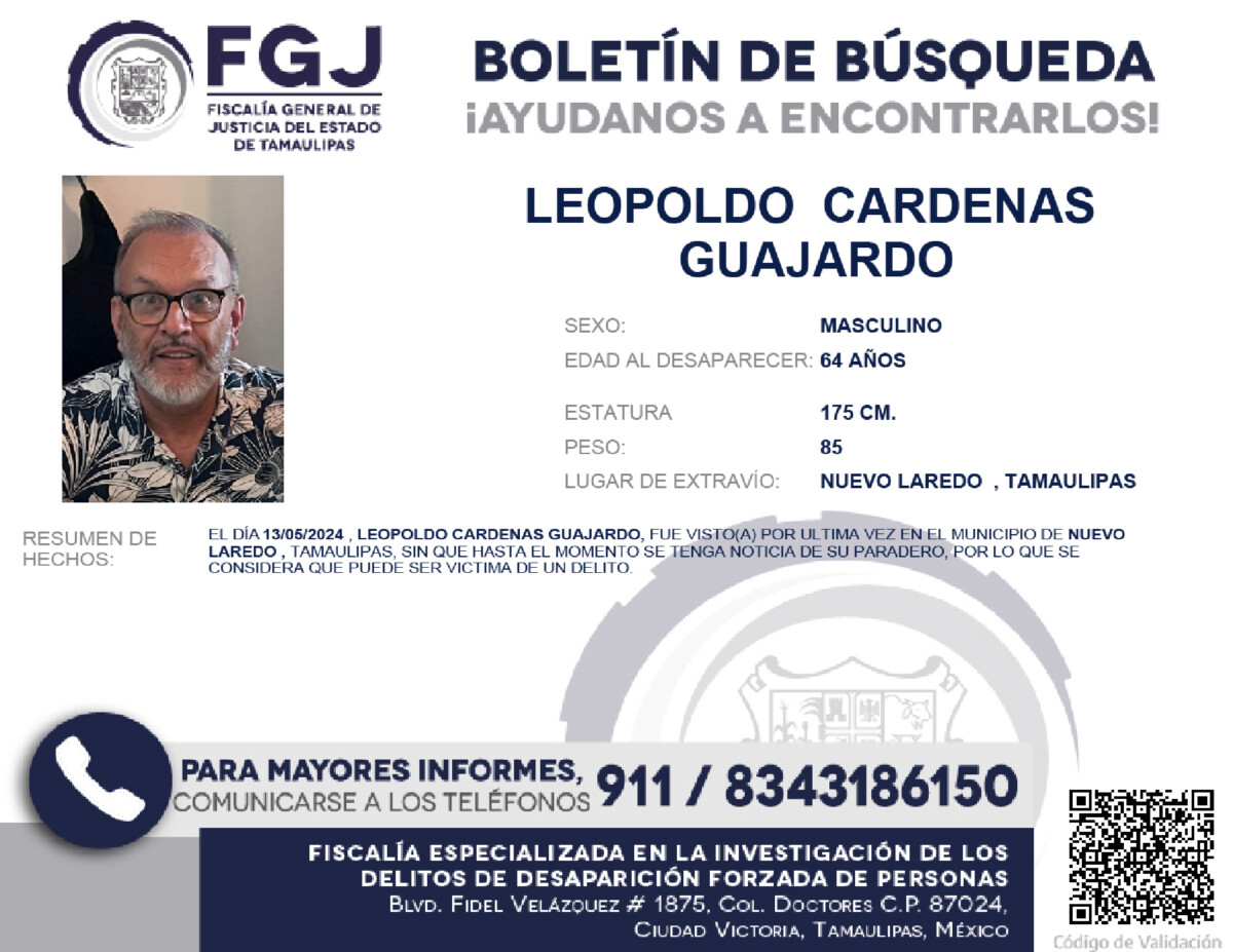 Boletín de Búsqueda Leopoldo