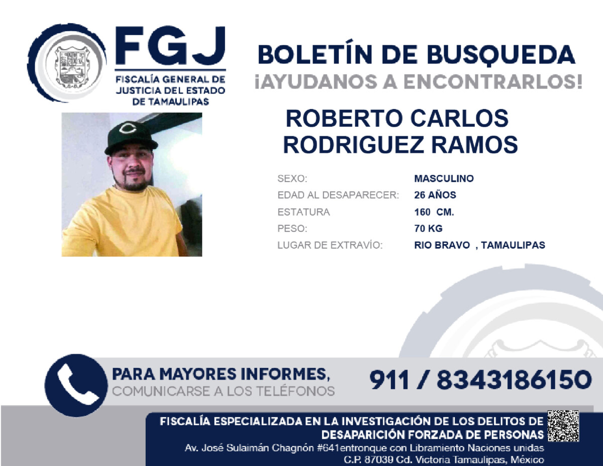 Boletín Búsqueda Roberto